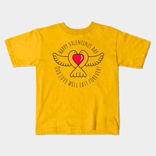 Dove Happy Valentine's Day! Kids T-Shirt